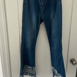 High waist boot cute jeans